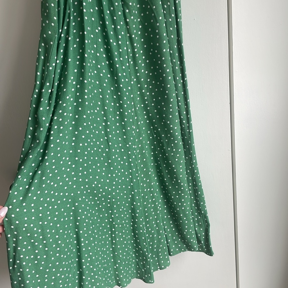 Reformation Green Midi Sundress with Spaghetti Straps - Picture 8 of 8